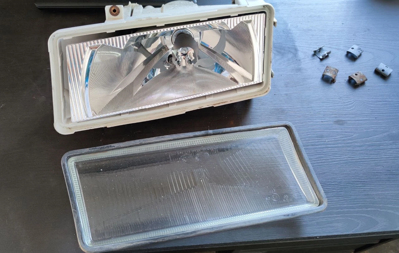 Removing the headlight lens